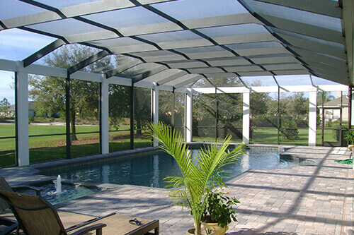 Pool Enclosure - Mansard